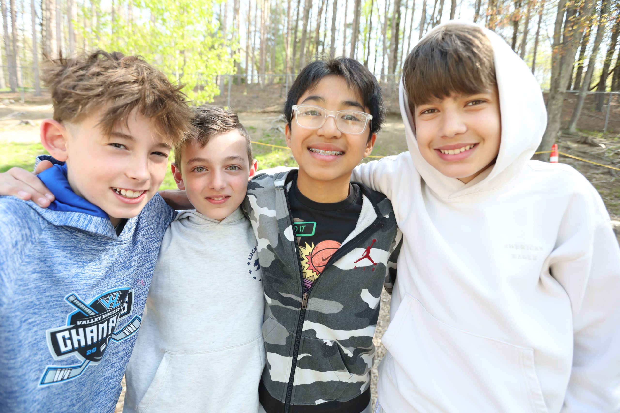 Students at Bancroft School in Worcester at recess.